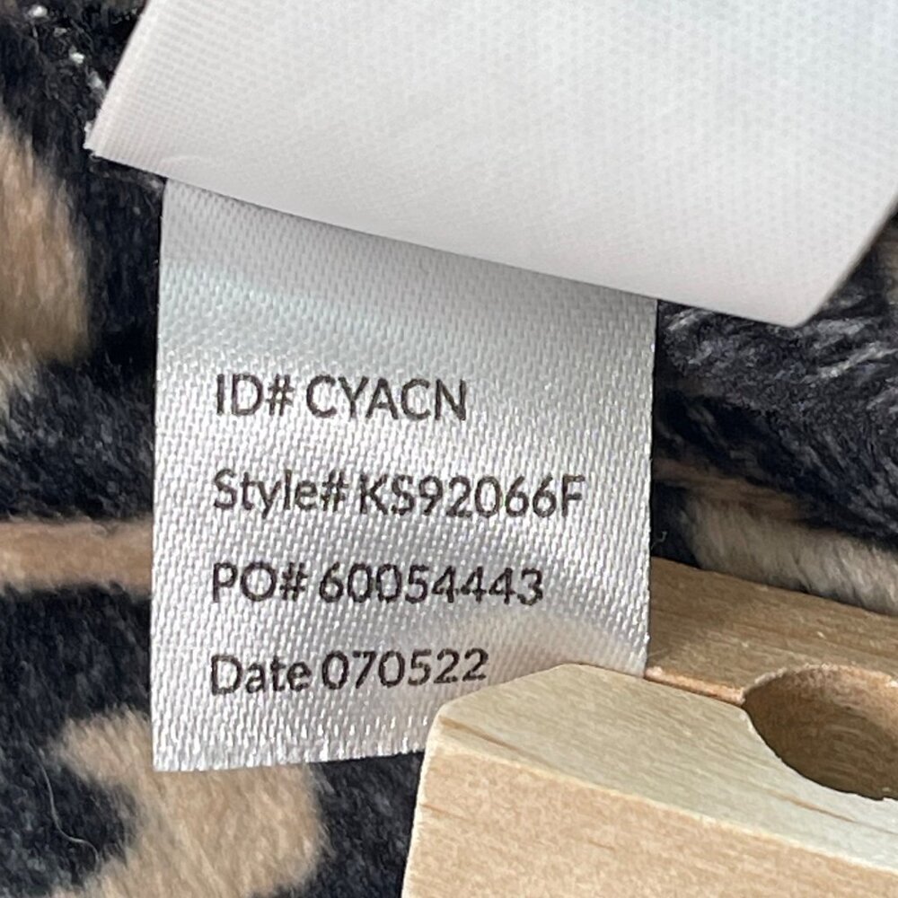 Kate Spade‎ New York Leopard PJ Top Women's S Animal Print Soft Cozy Loungewear - Picture 5 of 8